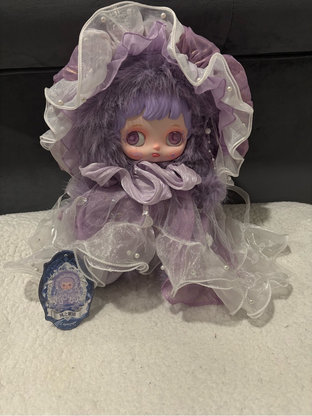 SinckMua 600% Light and Shadow Series purple Lights cape Jellyfish Doll Plush